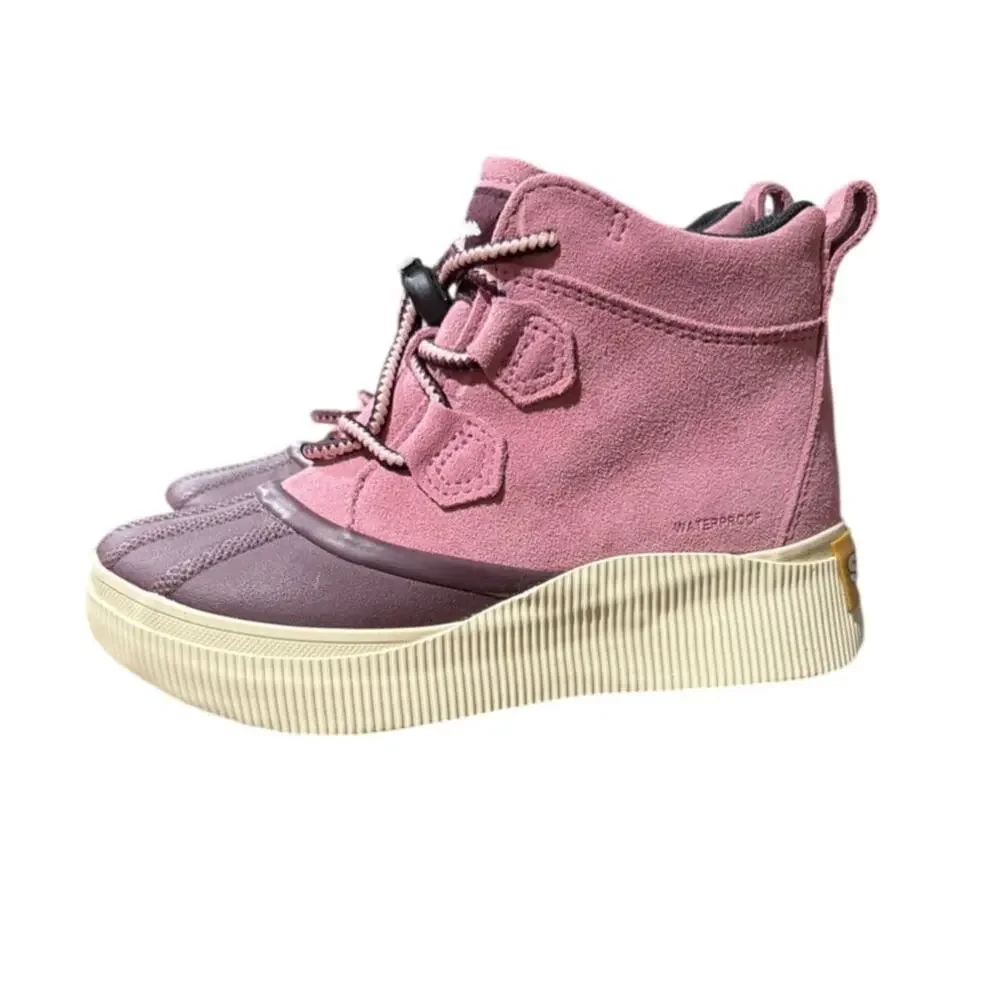 Sorel Out N About IV Classic WP Dazed Mauve/Honey White Youth Size 3 New